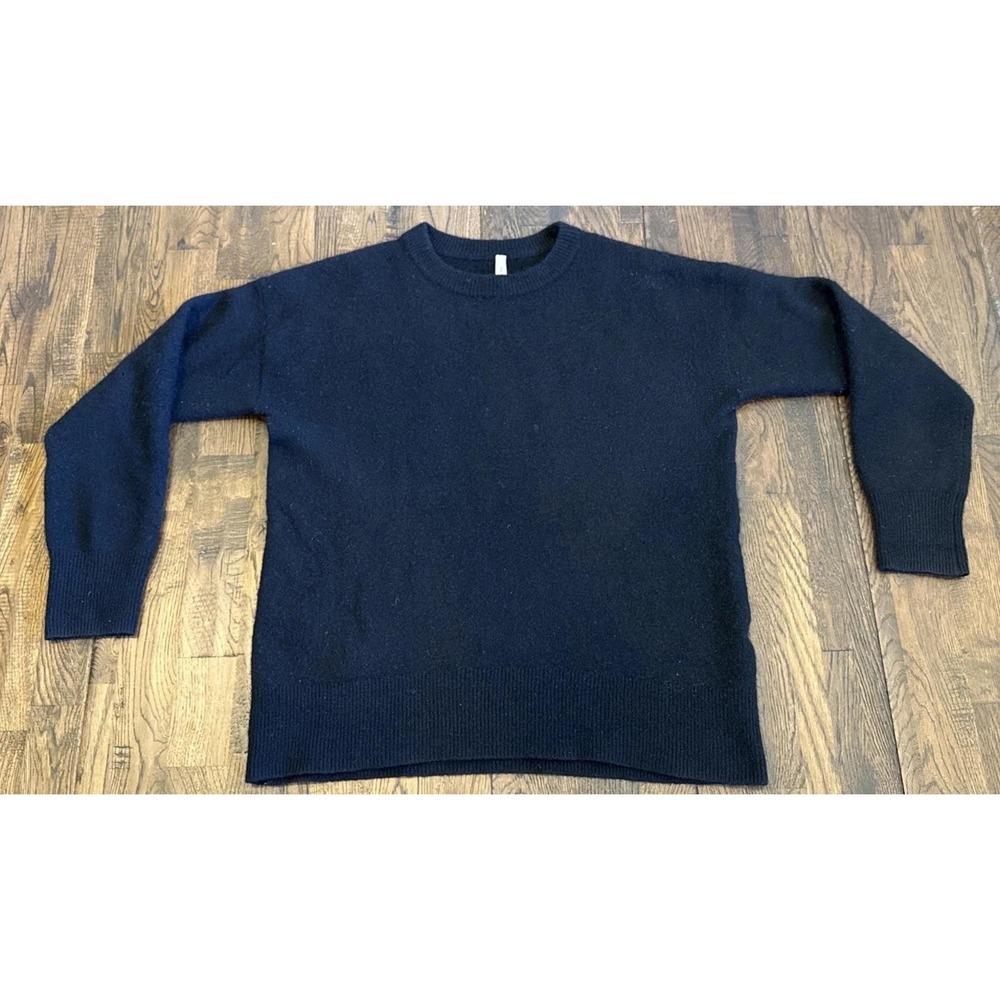 Aritzia Babaton The Group Oversized Wool Alpaca Blend Sweater Women Small Black